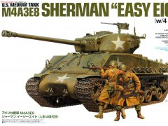 【田宫 25175】1/35 美国M4A3E8谢尔曼中型坦克