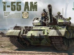 【三花 2041】1/35 苏联T-55AM中型坦克