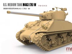 【MENG TS-043】新品：1/35 美国中型坦克M4A3（76）W