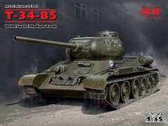 【ICM 35367】 1/35 苏联 T-34/85 中型坦克开盒评测
