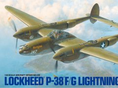 【田宫 61120】新品：1/48 洛克希德 P-38 F/G 闪电战斗机