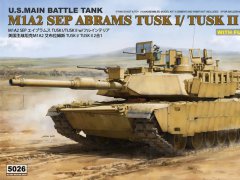 【麦田 RM-5026】1/35 美国 M1A2 艾布拉姆斯主战坦克 SEP TUSK1/2 将于明日展会发售