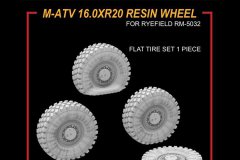 【麦田 RM-1001】1/35 M-ATV 16.0XR20树脂轮胎