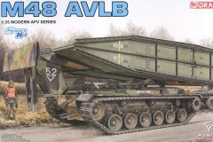 【威龙 3606】1/35 美国M48 AVLB 装甲架桥车板件图和说明书
