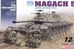 【威龙 3618】1/35 以色列马加奇5主战坦克附加装甲型附防雷滚板件图和说明书