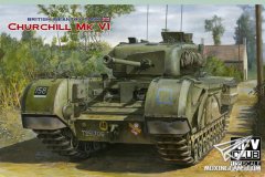 【AFVCLUB AF35S52】1/35 丘吉尔Mk.VI 步兵坦克