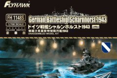 【鹰翔 FH1148S】1/700 德国海军沙恩霍斯特号战列舰1943豪华版