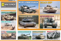 【威龙 14052】新品：1/144 迷你装甲系列--现代战车系列