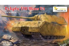 【VESPIDMODELS VS720001】新品：1/72 德国鼠式超重型坦克V2型