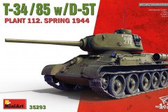 【MINIART 35293】新品：1/35 T-34/85中型坦克D-5T火炮112厂1944年春