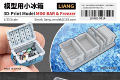 【LIANG 0414】新品：1/35 模型用小冰箱