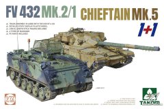 【三花 5008】1/72 英国FV432MK2/1+酋长MK5坦克开盒评测