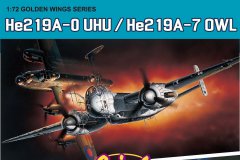 【威龙 5121】1/72 德国He219A-0/He219A-7“猫头鹰”夜间战斗机(2合1)预订单