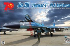 【小鹰 KH80128】1/48 SU-35 Flanker-E 70周年特别版