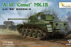 【黄蜂 VS720004】新品：1/72 A-34＂彗星＂巡洋坦克MK.1B型