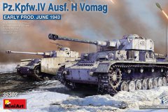 【MINIART 35302】新品：1/35 德国四号坦克H型Vomag工厂1943年6月初期生产型