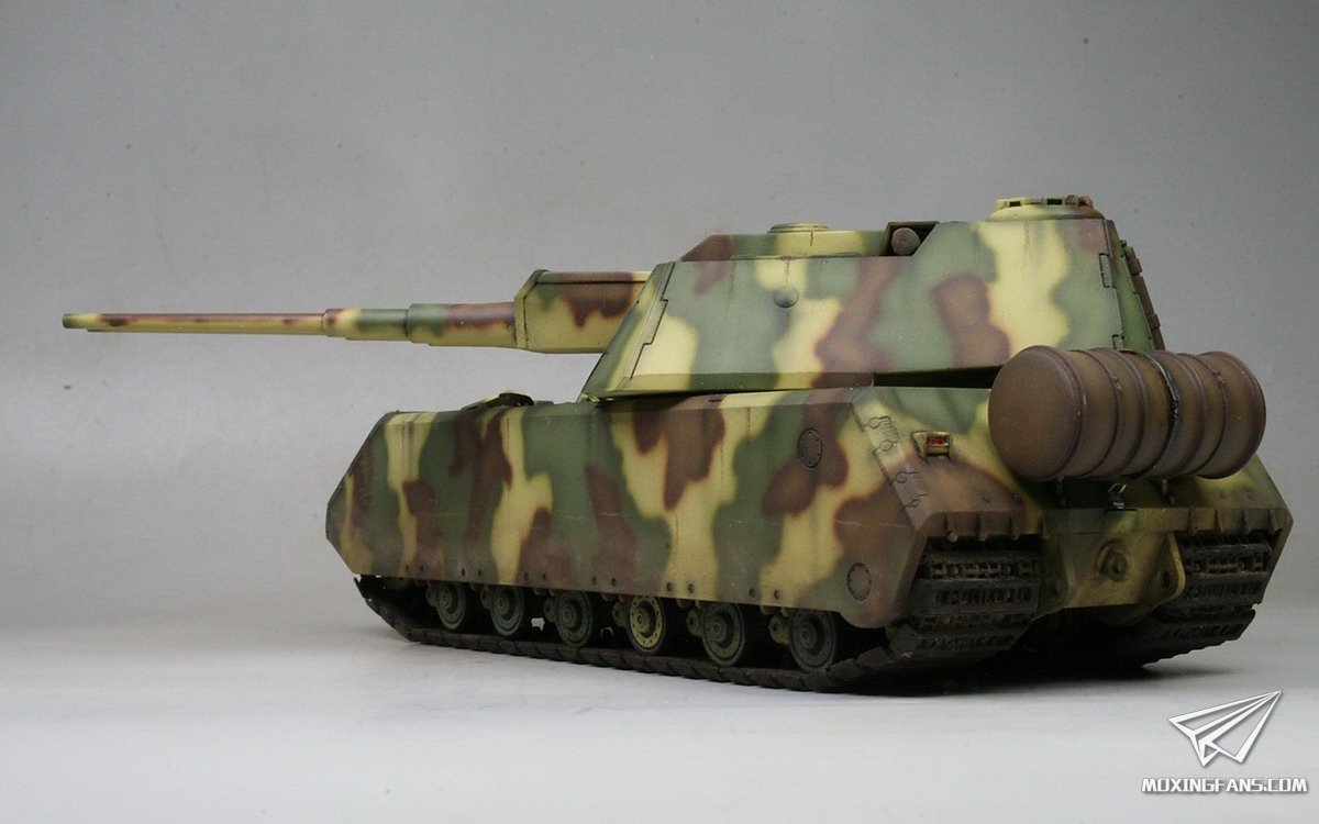 黄蜂 vs7200051 72 德国超重型防空坦克鼠官方成品照片更新 静态模型爱好者 致力于打造最全的模型评测网站