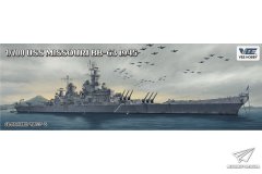 【未亿 57003】1/700 美国战列舰密苏里号BB-63 1945年开盒评测