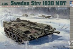 【小号手 00309】1/35 瑞典Strv103B主战坦克开盒评测