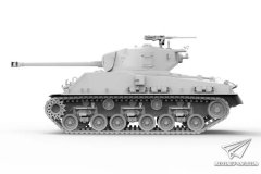 【边境 BT-015】新品：1/35 美国M4A3E8中型坦克