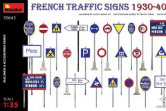 【MINIART 35645】新品：1/35 法国交通标志1930-40’s