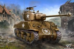 【红星 3676】1/35 谢尔曼 M4A3(76)坦克封绘更新