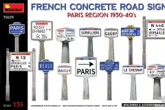 【MINIART 35659】新品：1/35 法国巴黎地区混凝土路标1930-40’s