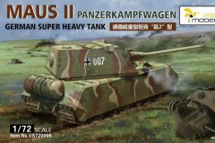 橡叶谈：黄蜂模型 1/72 德国 "鼠2型"超重型坦克(克虏伯炮塔) 板件评测