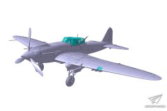 【红星 4826】新品：1/48 IL-2攻击机双座型