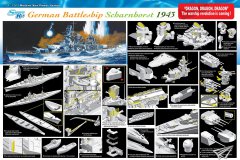 【威龙 1040】1/350 德国沙恩霍斯特战列巡洋舰1943精密版再版单