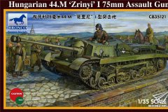 【威骏 CB35121】1/35 匈牙利 44.M兹里尼I型 75mm突击炮