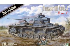 【DAS-WERK DW16002】新品：1/16 德国三号坦克J型3in1