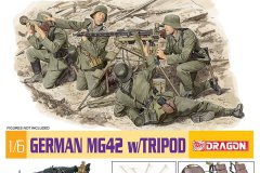 【威龙 75017】1/6 德国MG42通用机枪附三脚架再版单