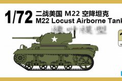 橡叶谈：六分仪 1/72 美国 英国 M22 空降坦克 板件评测