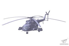 【红星】新品：1/48 Mi-8MT直升机