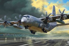 【红星 7325】新品：1/72 C-130J大力神运输机