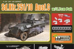 【威龙  6983】新品：1/35 德国Sd.Kfz.251/10半履带反坦克支援车C型