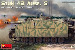 【MINIART 35385】新品：1/35 StuH 42 G突击炮中期型1943年7-10月