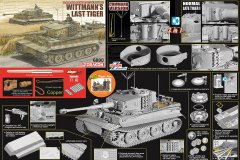 【威龙 6800 】1/35 虎I指挥型坦克后期型魏特曼最后的虎I再版单