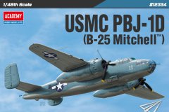 【爱德美 12334】新品：1/48 USMC PBJ-1D（B-25 米切尔）轰炸机
