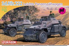 【威龙 7393】1/72 Sd.Kfz.222轻型装甲侦察车再版单
