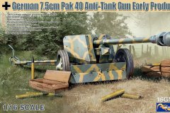【壁虎 16GM0012】新品：1/16 7.5cm Pak 40反坦克炮初期型