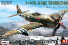 【MINIART 48015】新品：1/48  P-47D-28RE 战斗机 自由法国