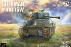 【边境 BT-046】新品：1/35 谢尔曼 M4A1 76W中型坦克