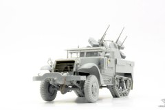 [威龙 6381]1/35 M16 对空半履带装甲车素组评测