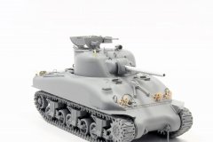 [边境 BT-047]1/35 M4A1谢尔曼坦克中期型素组评测