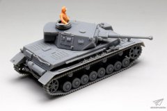 [蛋壳模型]1/72 四号坦克F2型光固化3D打印模型评测