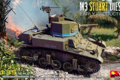 [MINIART 35417]新品：1/35 M3斯图亚特轻型坦克柴油初期型