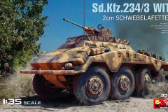 [MINIART 35431]新品：1/35 Sd.Kfz.234/3 2cm悬挂式炮架高射炮