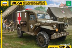 [红星 3711]新品：1/35 道奇WC-54救护车